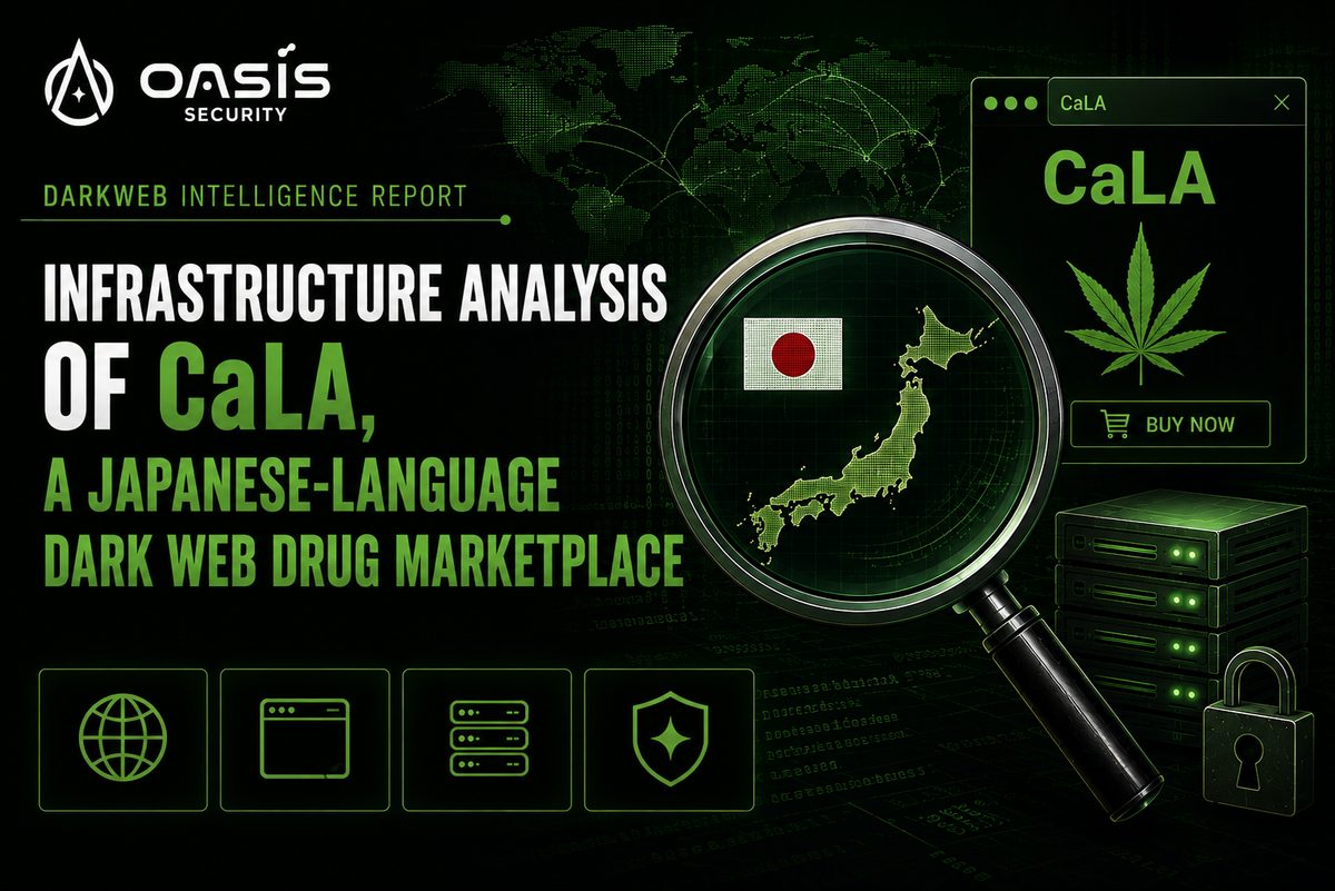 Infrastructure Analysis of CaLA, a Japanese-Language Dark Web Drug Marketplace