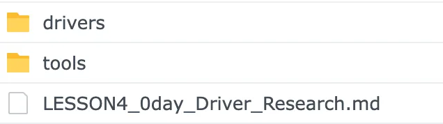 Lesson 4 kernel-level research files